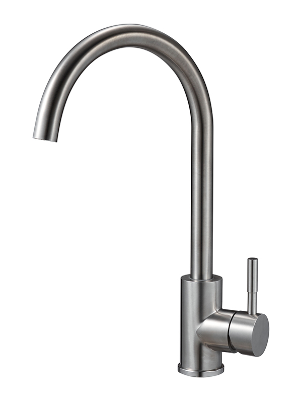 SP308 Wall Kitchen tap stainless steel