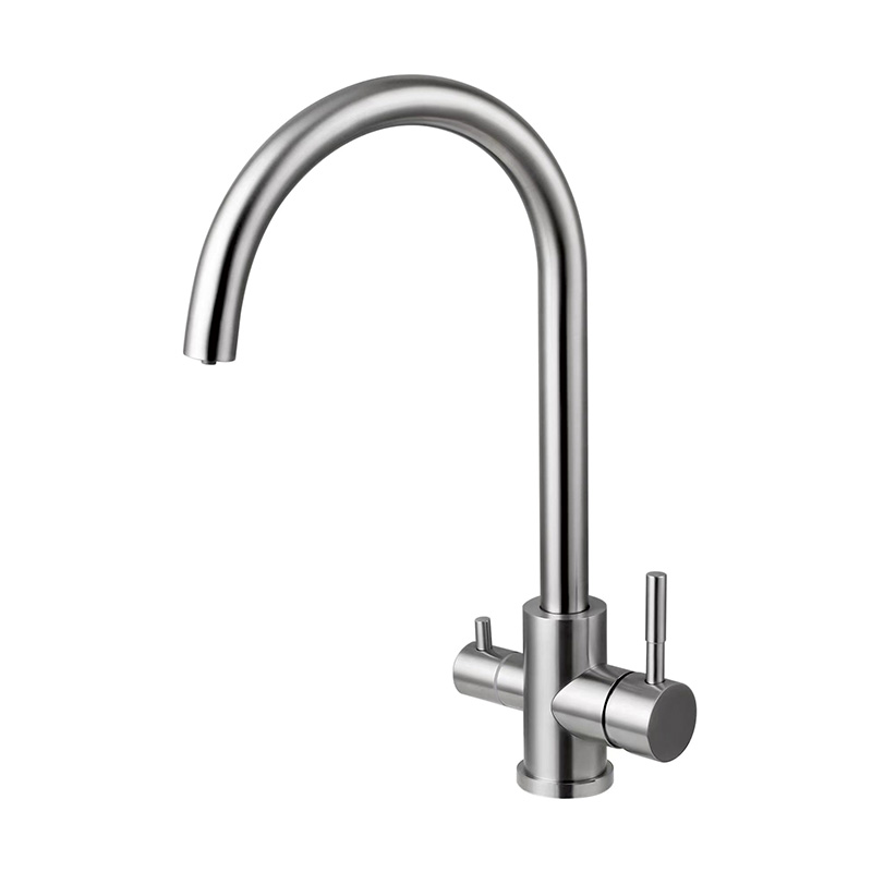 SP331 Wall Kitchen tap stainless steel