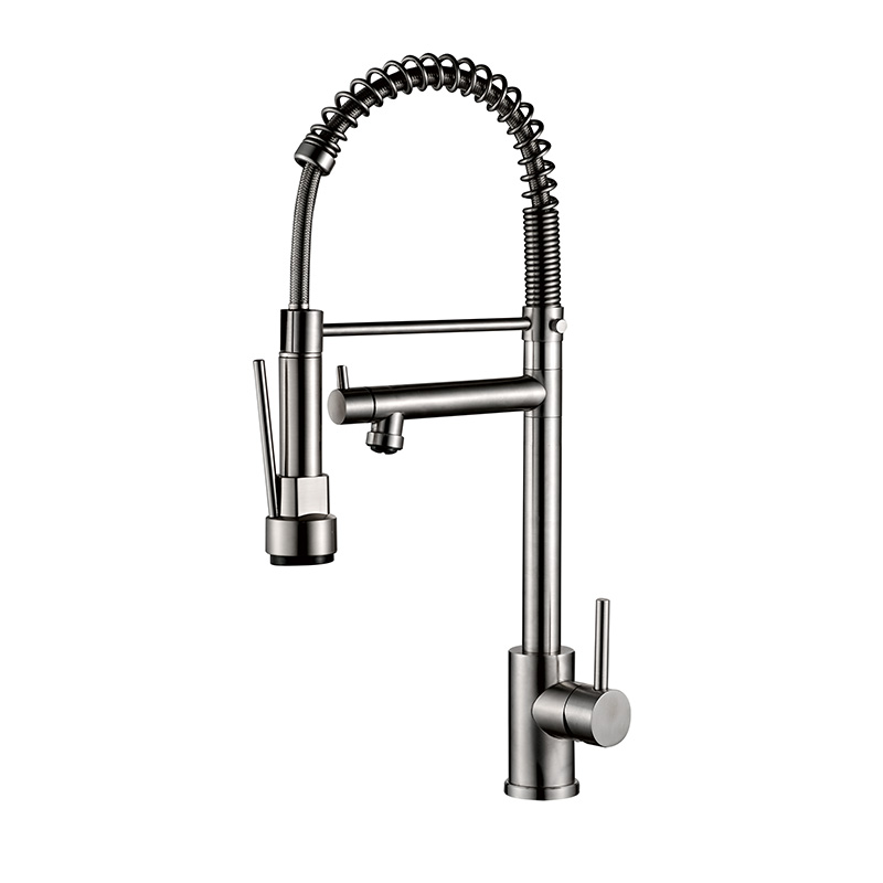 SP322 Wall Kitchen tap stainless steel