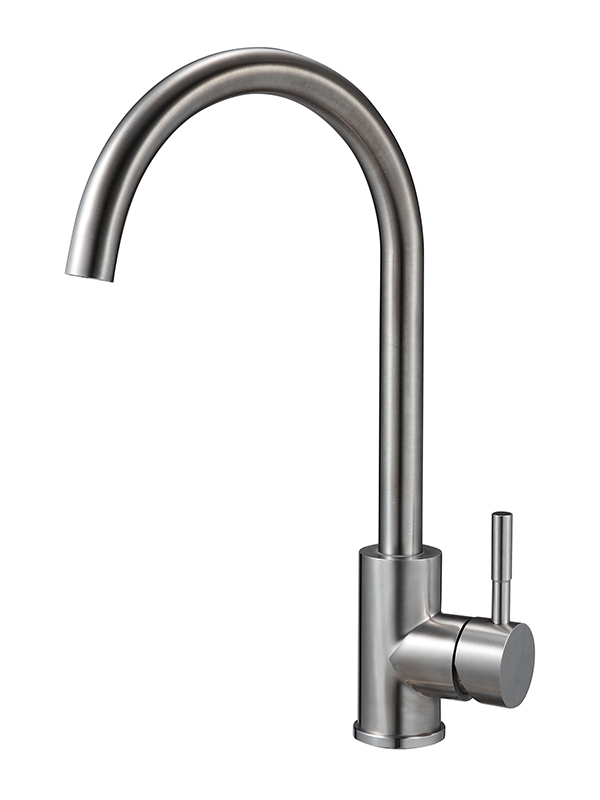SP308 Single Handle Stainless Steel Kitchen Mixer