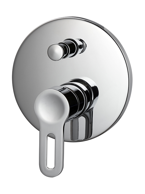 A single lever build-in wall shower mixer is a cost-effective plumbing fixture 