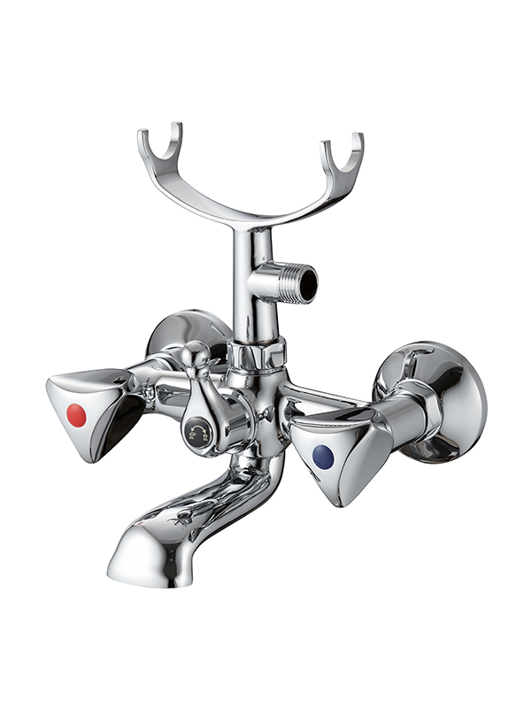 ZD53-01 Double Handle Brass Wall Kitchen Mixer