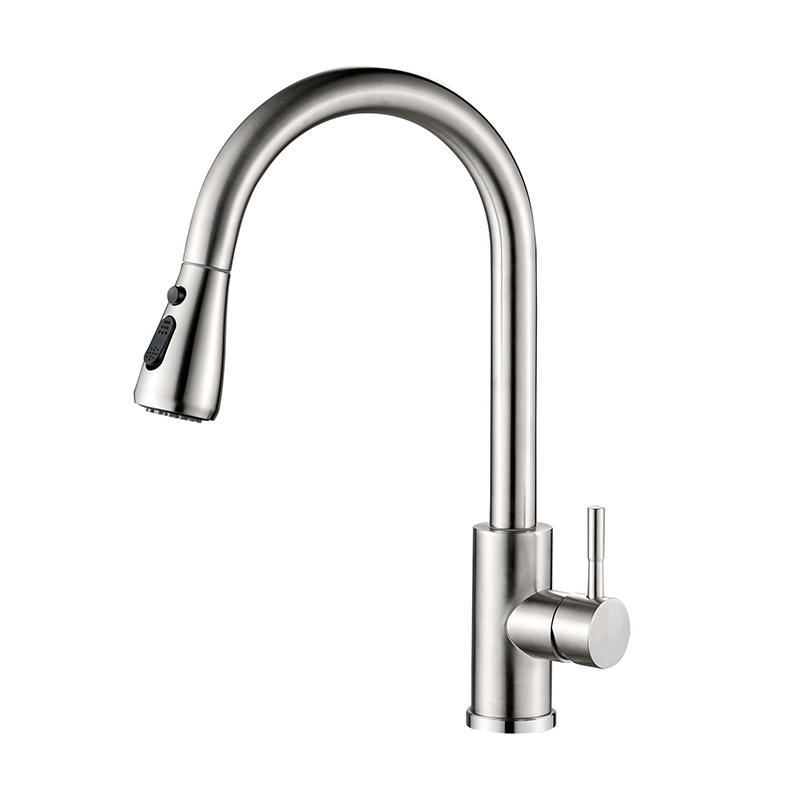 SP325 Single Handle Stainless Steel Kitchen Mixer